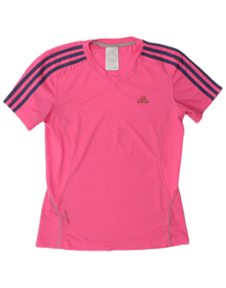 Camiseta Feminina Adidas Top UK 8 Pequena Rosa Poliéster