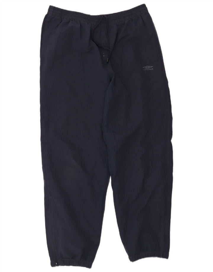 Umbro Calça de treino masculina Joggers grande poliéster azul marinho