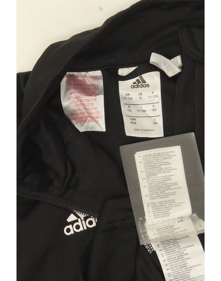 Casaco de treino Adidas Boys Climalite 11-12 anos preto poliéster
