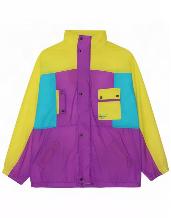 Jaqueta masculina com capuz e capuz Brugi XL Colorblock multicolorido