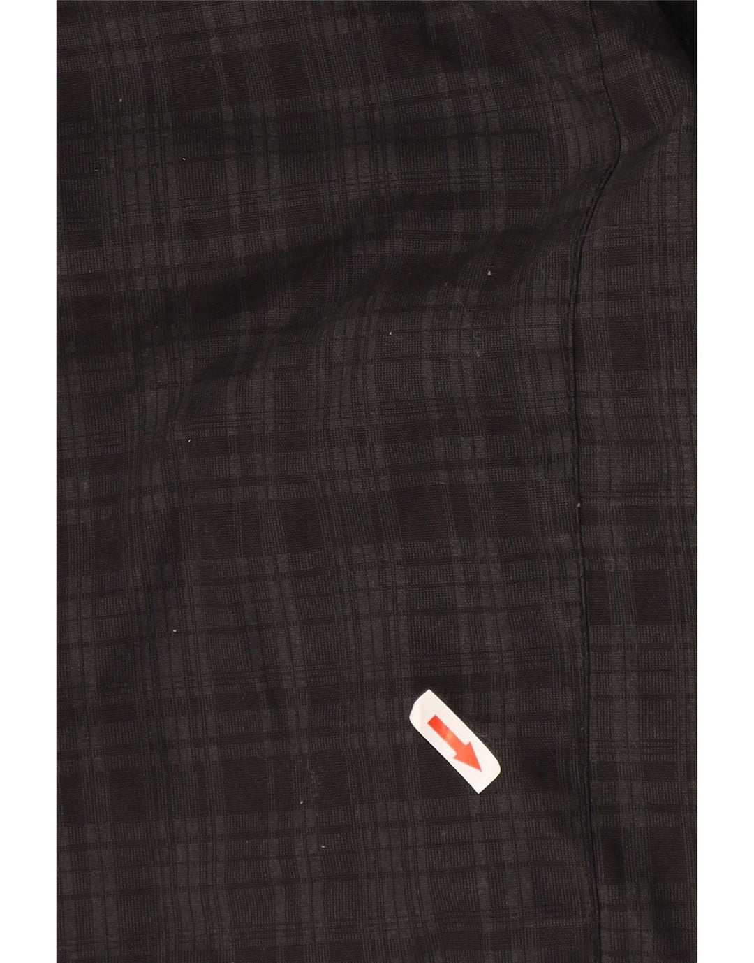 Jaqueta utilitária masculina com capuz Tom Tailor UK 44 2XL algodão xadrez preto