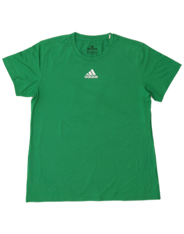 Camiseta Adidas Climalite Feminina Top UK 16 Grande Poliéster Verde