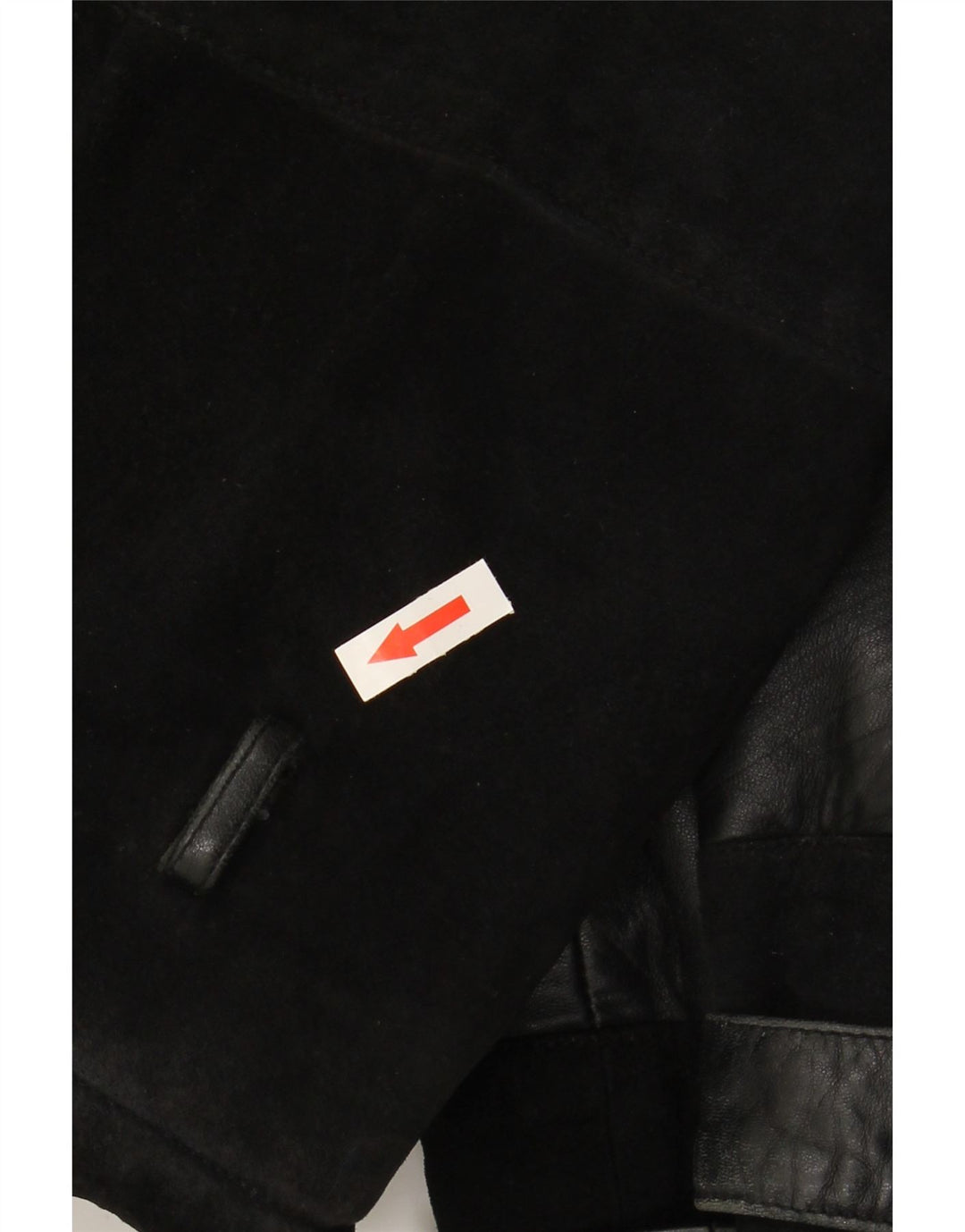 Jaqueta de camurça feminina VINTAGE IT 48 XL preta