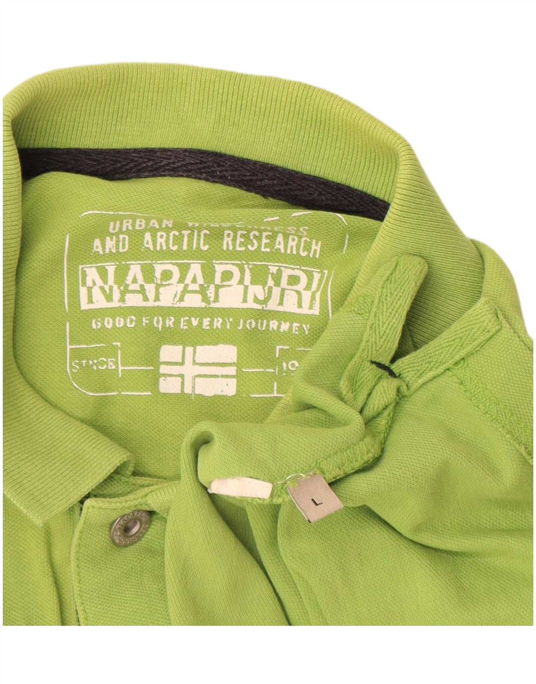 Camisa polo masculina Napapijri grande verde