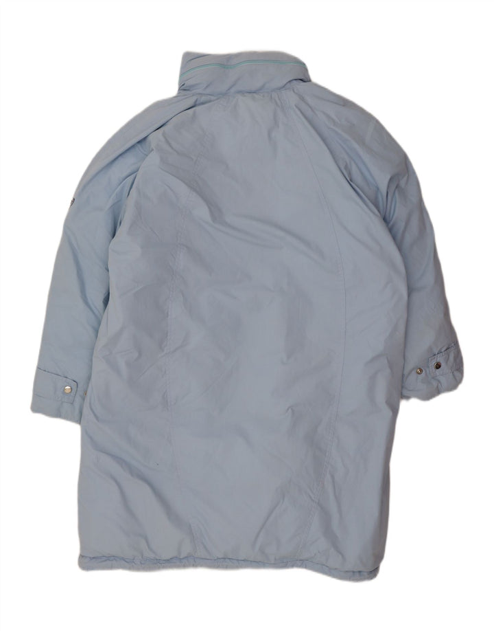 Casaco acolchoado oversized feminino vintage EU 42 grande azul