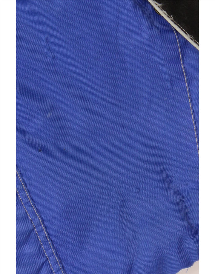 Jaqueta de esqui masculina Colmar UK 40 grande bloco colorido azul nylon
