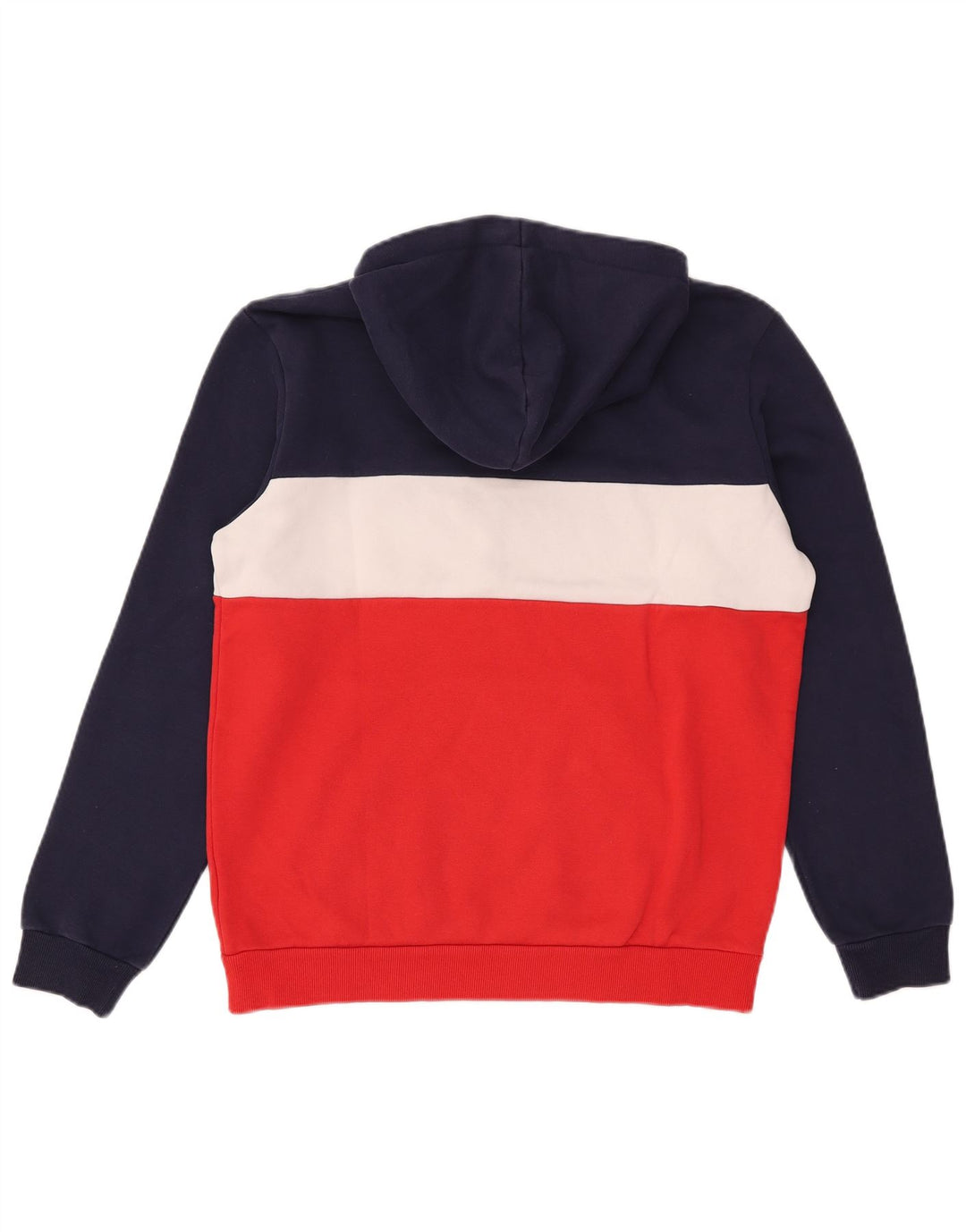 Puma Mens Graphic Hoodie Jumper Médio Vermelho Colorblock