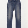 Calça jeans reta masculina Levi's W30 L34 azul algodão