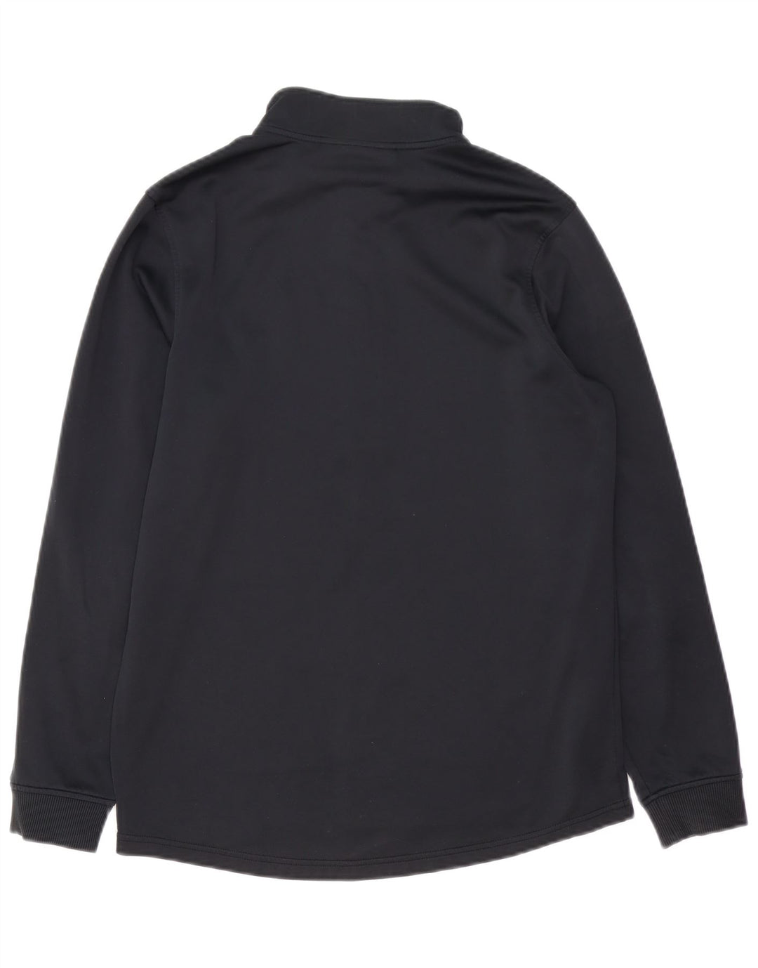 UNDER ARMOUR Mens Cold Gear Zip Neck Moletom Jumper Pequeno Preto