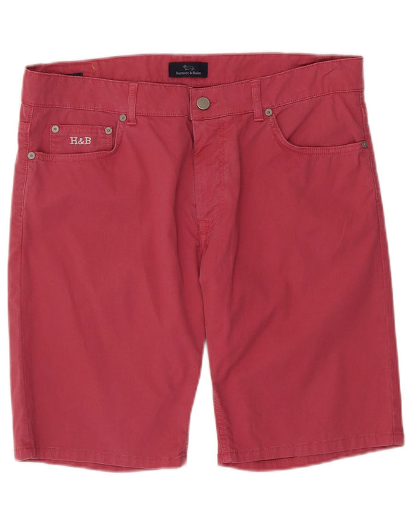 Shorts casuais masculinos HARMONT & BLAINE EU 52 XL W36 algodão rosa
