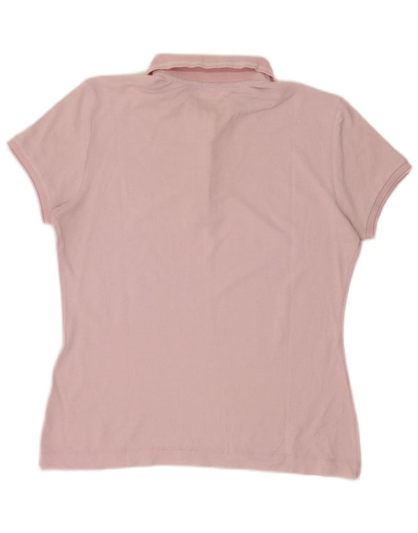 Camisa polo feminina Champion Heritage UK 14 grande rosa