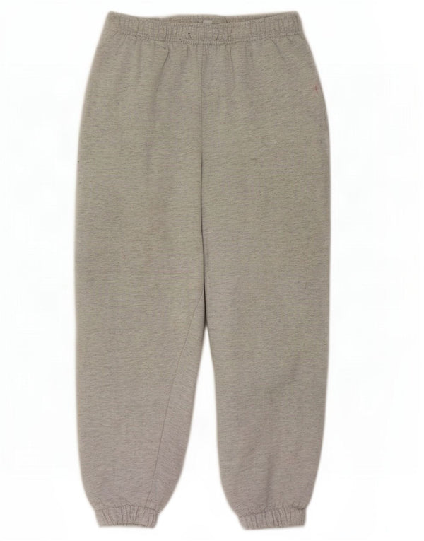 Calça de treino feminina Topshop Joggers UK 8 poliéster manchado cinza pequeno