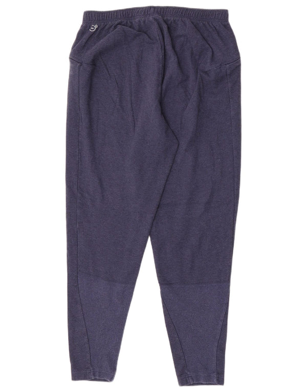 Calça de treino masculina Puma Italia grande algodão azul marinho