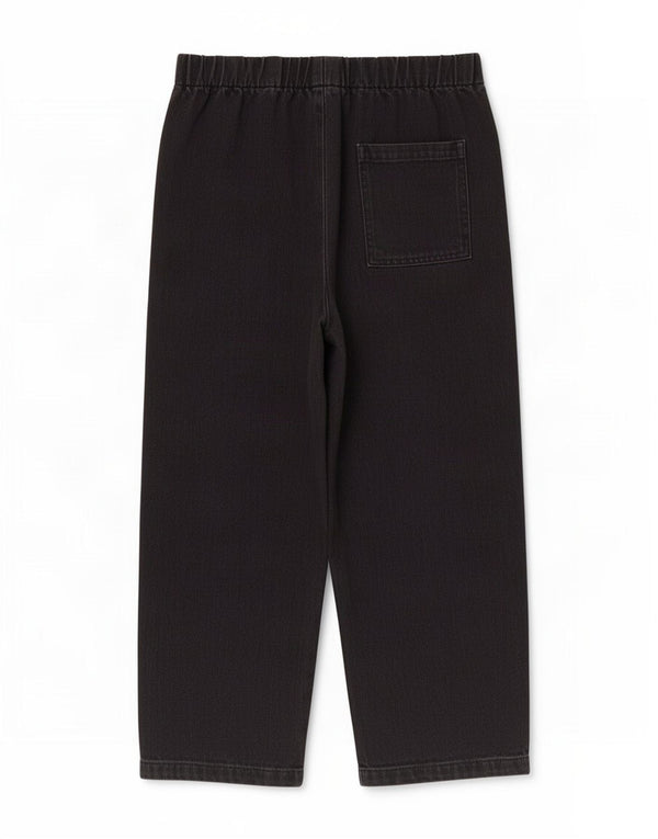 Calça jeans feminina Zara cropped pequena W26 L24 algodão preto
