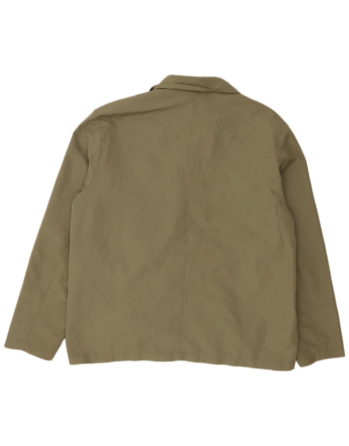 James Pringle Mens Bomber Jacket UK 40 Grande Poliéster Cáqui