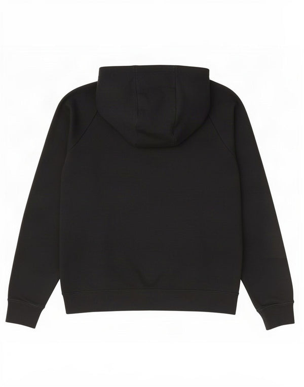 Jumper com capuz Nike feminino gráfico oversized UK 10 pequeno algodão preto