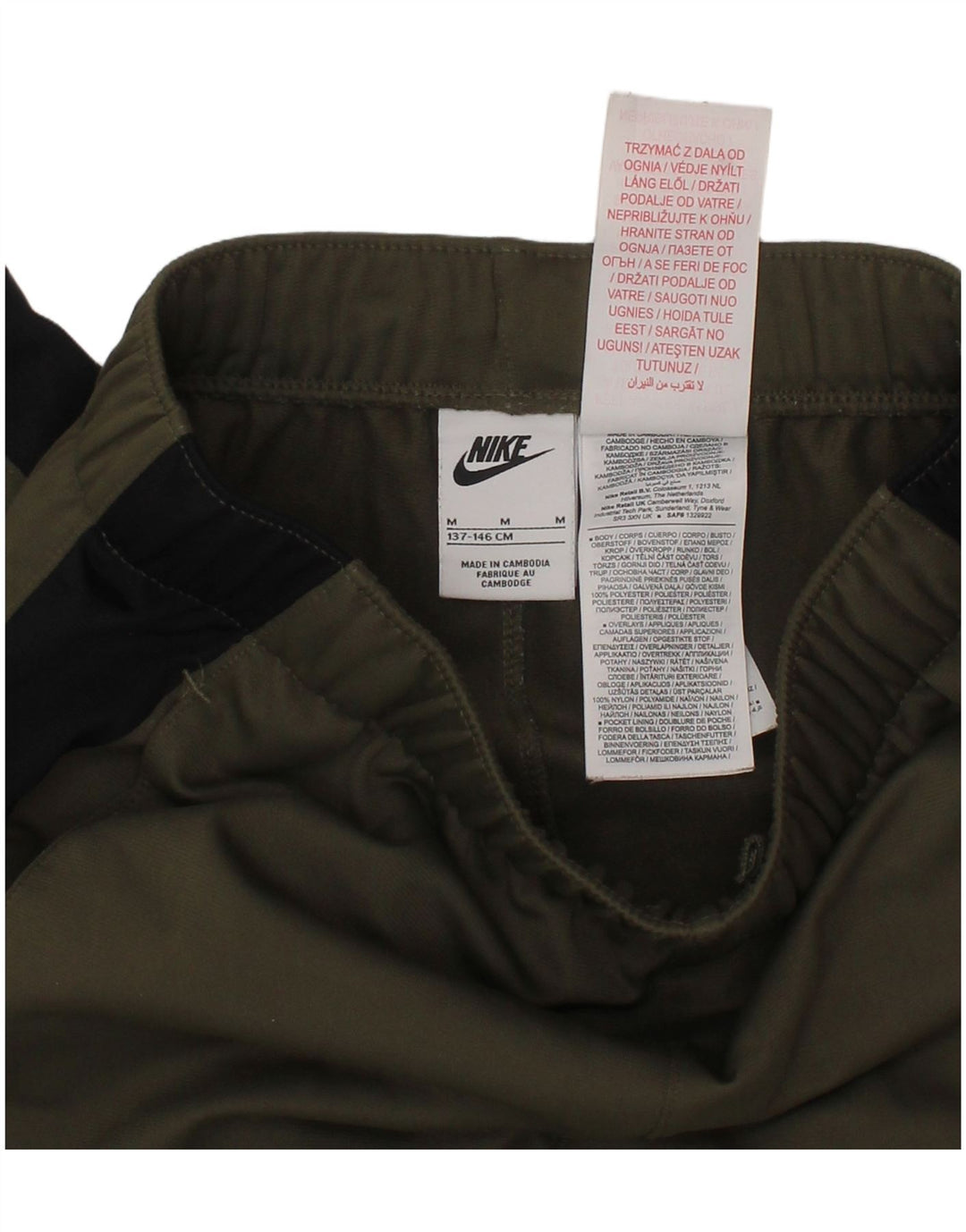 NIKE Meninas Climacool Calças de treino Joggers 10-11 anos Médio Caqui