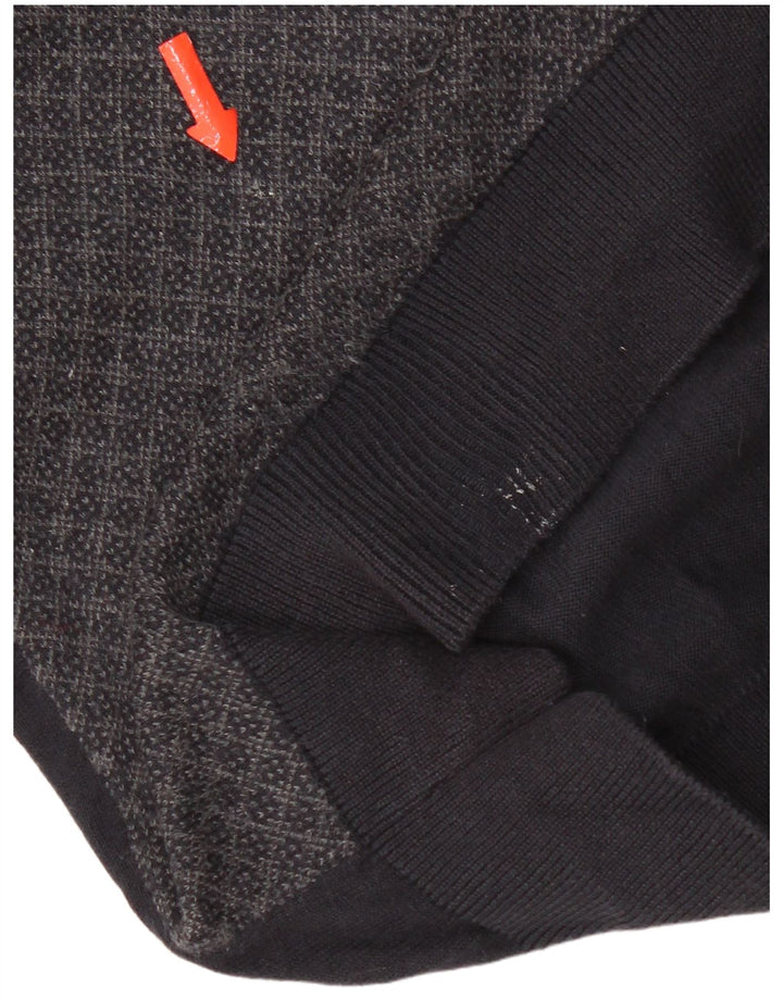 Suéter cardigã masculino Marks & Spencer sob medida grande azul marinho