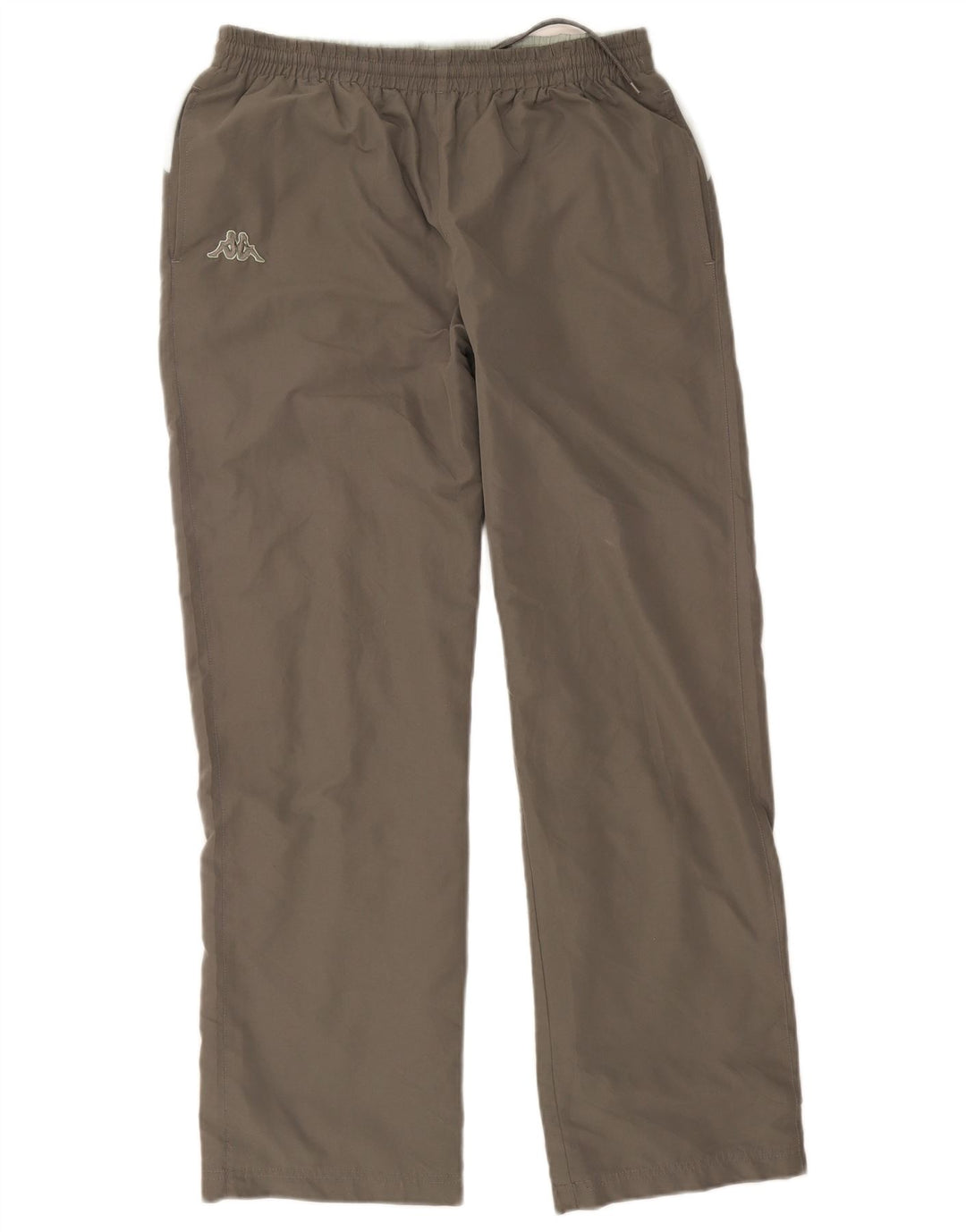 Calça de treino masculina Kappa grande poliéster cinza