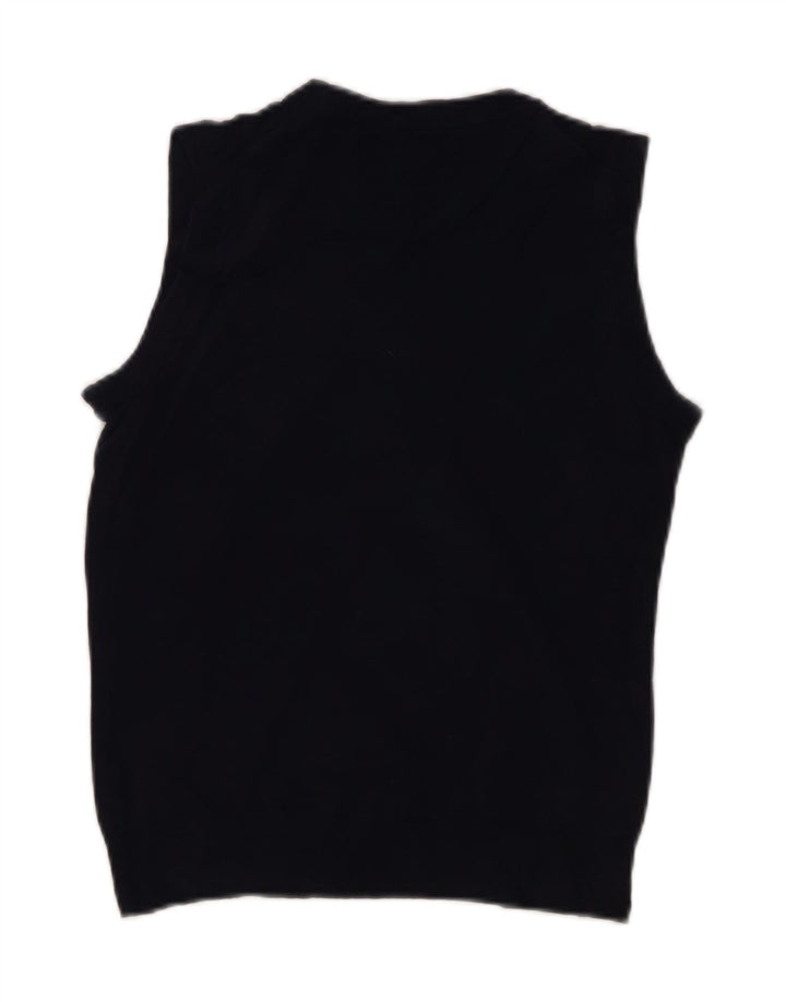 J. Crew Regata Feminina Colete Reino Unido 8 Pequeno Algodão Azul Marinho