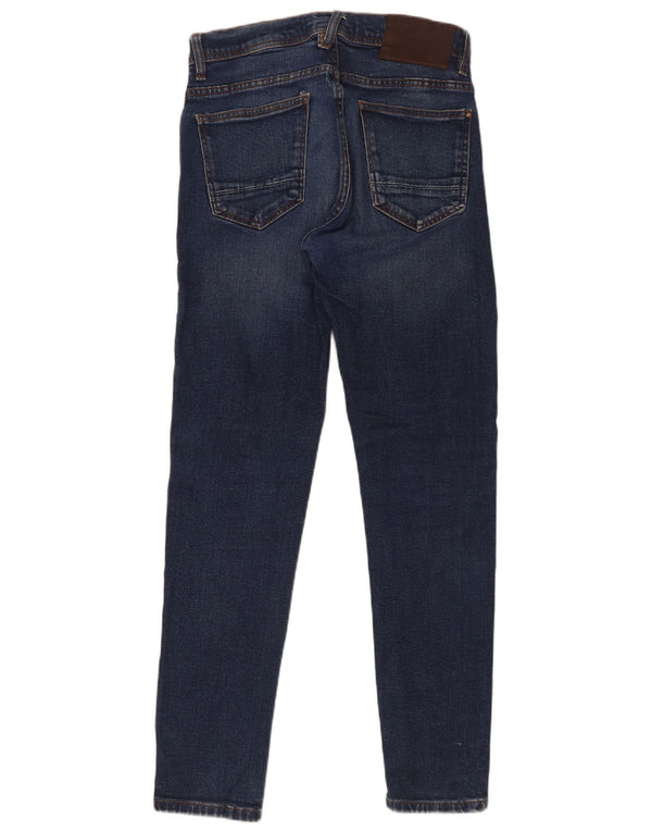 Zara Mens Skinny Jeans EU 38 Pequeno W30 L31 Azul Algodão