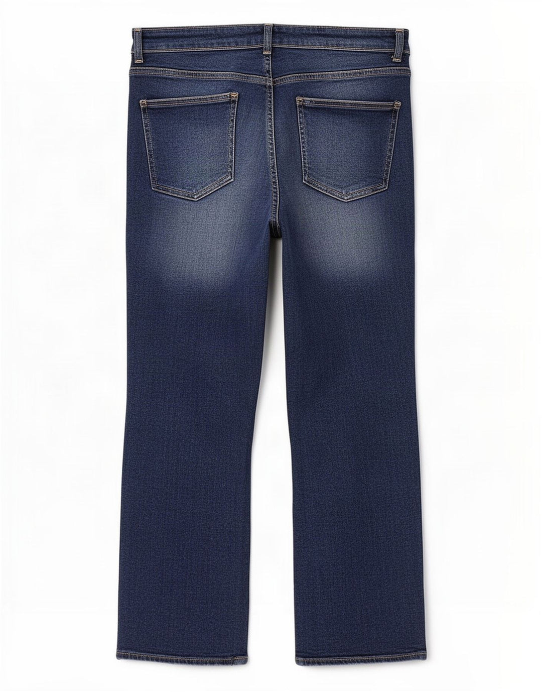 Calça jeans reta feminina Zara EU 46 2XL W36 L26 Azul