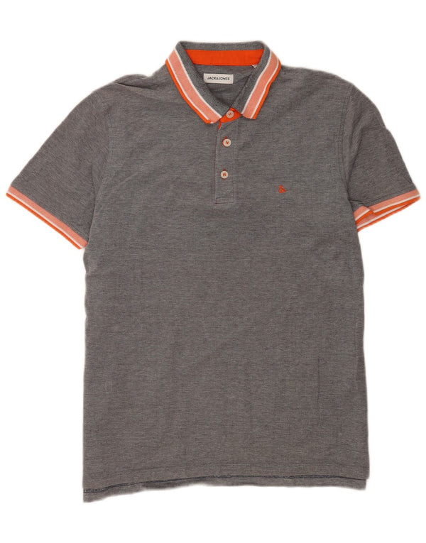 Camisa polo masculina Jack & Jones XL cinza algodão