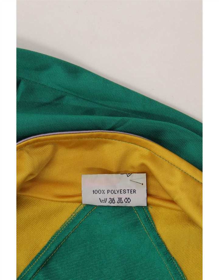 Master Mens Treino Top Jaqueta Poliéster Colorblock Verde Médio