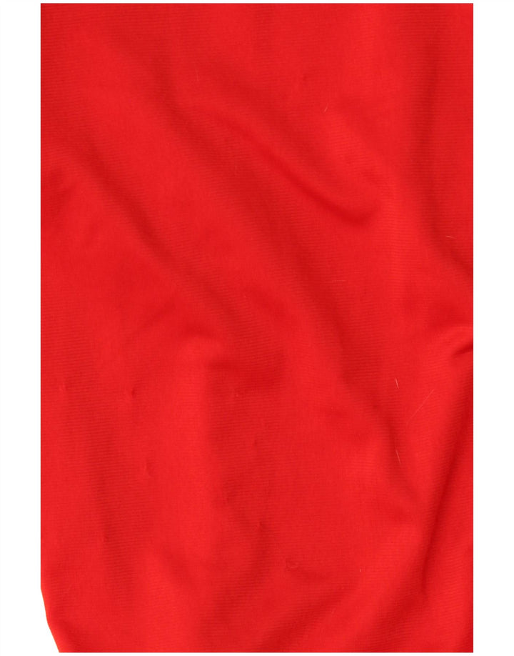 Calça de treino masculina Diadora UK 38 poliéster vermelho médio