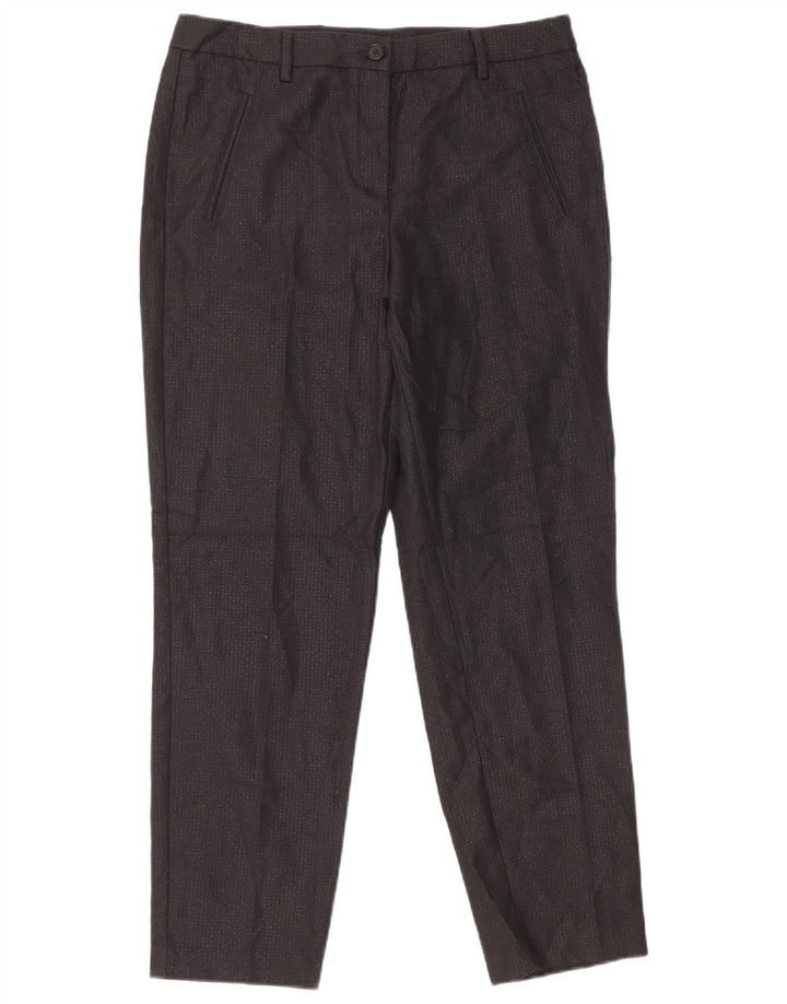 Calça Chino Feminina Benetton UK 12 Médio W32 L27 Poliéster Preto