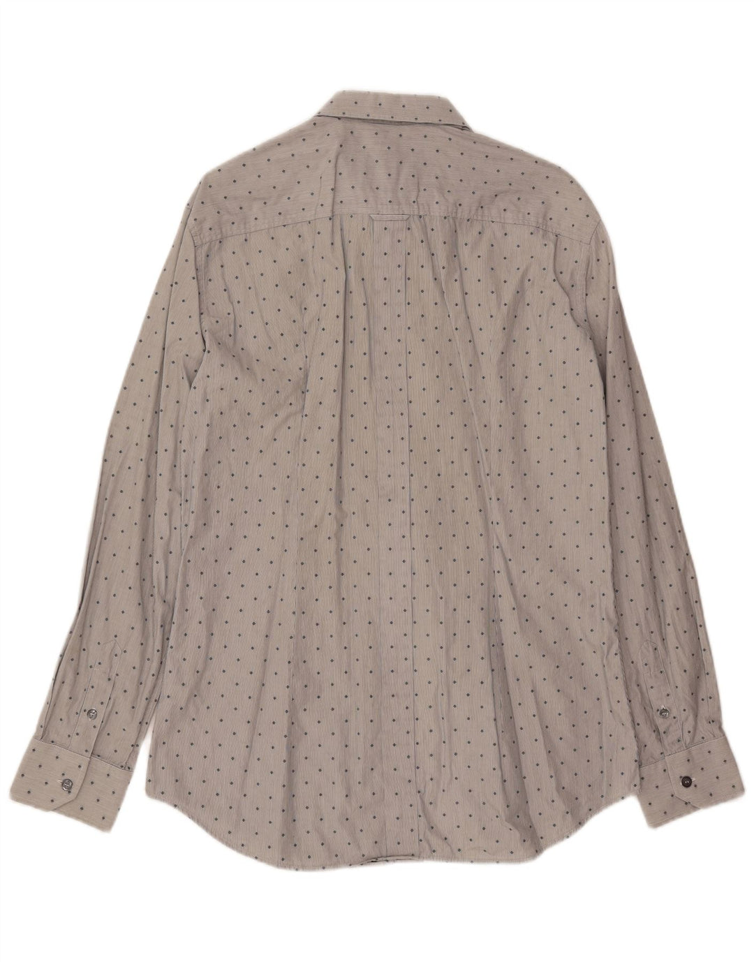 DOLCE & GABBANA Camisa masculina BRAD algodão manchado cinza médio