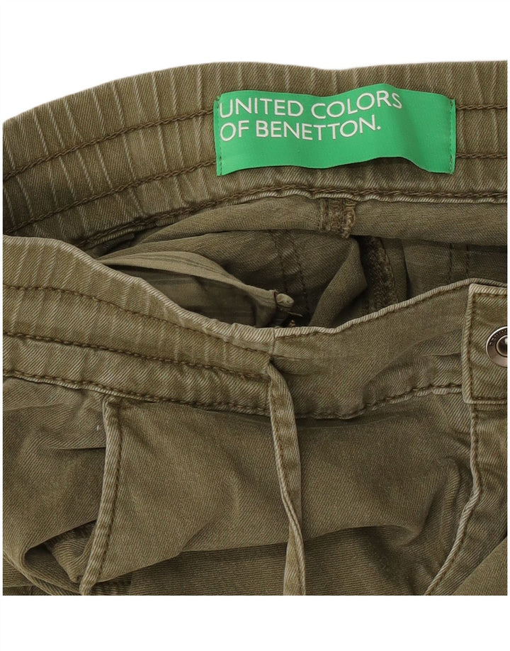 Calça cargo feminina Benetton W30 L25 cáqui