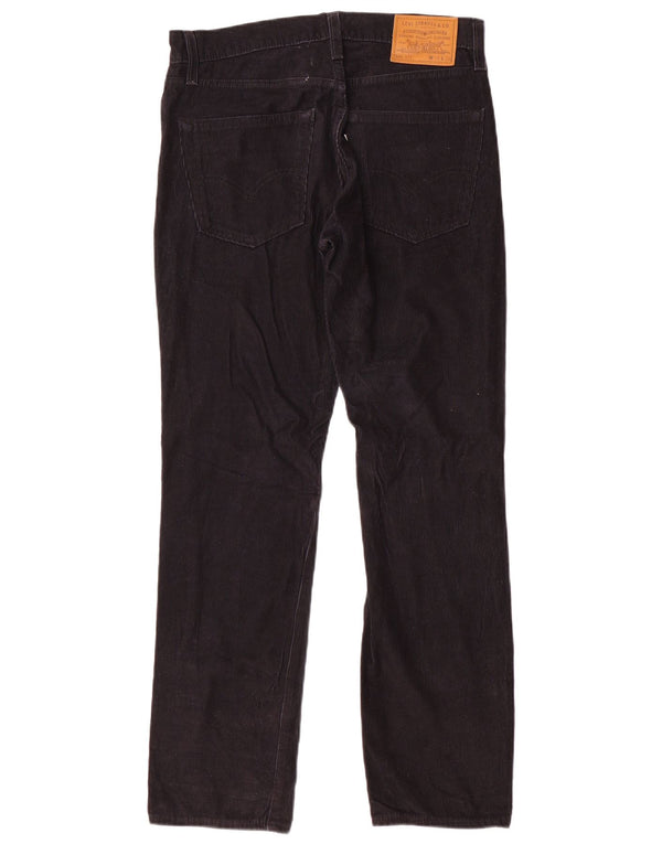 Calça Levi's Masculina 511 Slim Corduroy W30 L30 Algodão Preto