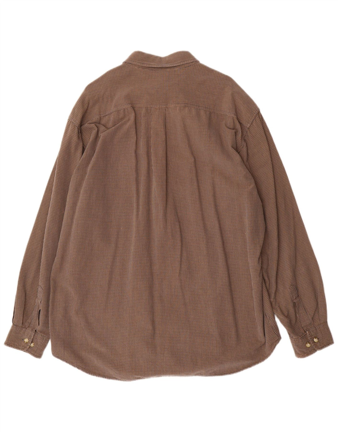 Camisa masculina Dockers XL marrom xadrez algodão