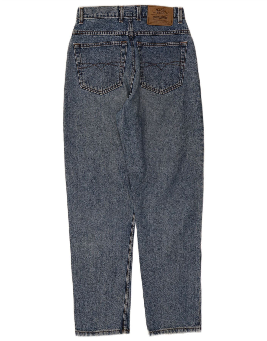 Magic Womens Tapered Jeans EU 40 Médio W26 L29 Azul Algodão