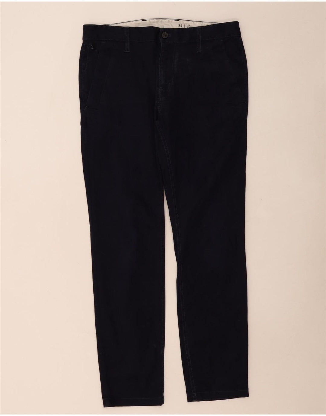 Calça Chino Masculina Slim G-STAR W34 L32 Algodão Azul Marinho