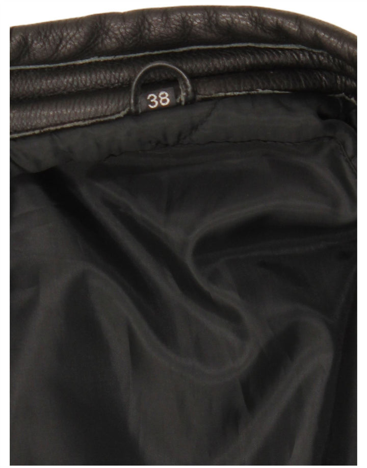 Jaqueta feminina de couro RABERG IT 38 XS preta