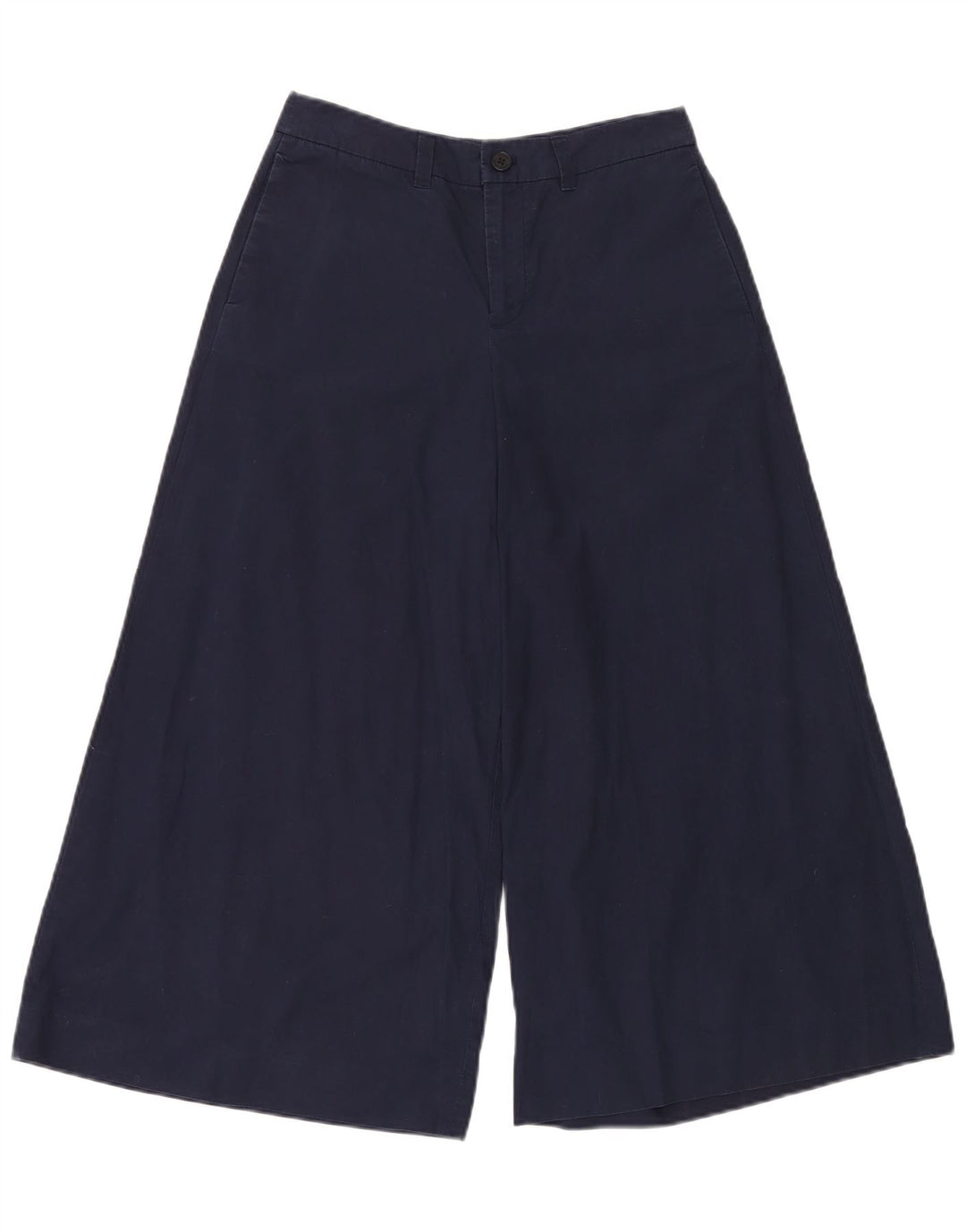 Calça feminina RALPH LAUREN com pernas largas EUA 2 XS W28 L24 Azul marinho