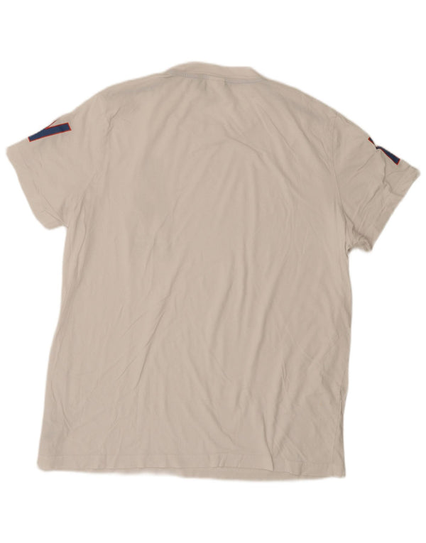 Camiseta gráfica masculina G-Star Top 2XL algodão branco
