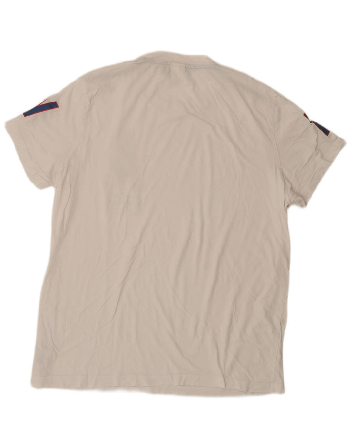 Camiseta gráfica masculina G-Star Top 2XL algodão branco