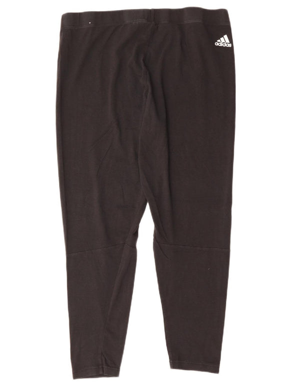 Leggings ADIDAS Feminino UK 24/26 2XL Algodão Preto