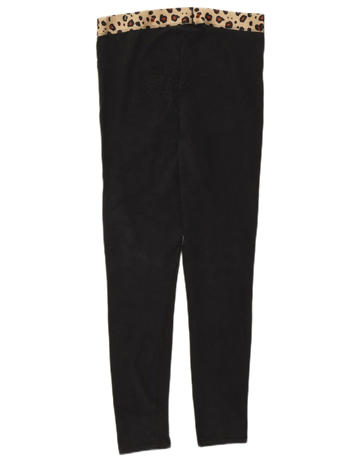 Leggings femininos Champion UK 12 médio preto com estampa animal