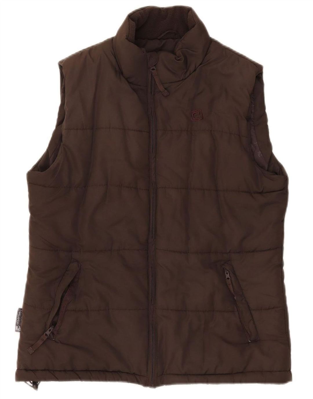 Colete acolchoado feminino Mountain Essentials UK 12 poliéster marrom médio