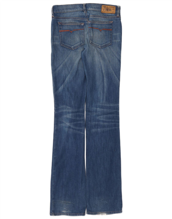 Jeans feminino Diesel Bootzee Regular Slim Bootcut W26 L32 Azul Algodão