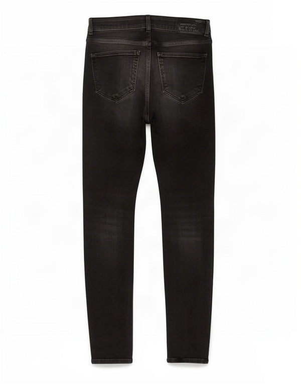 Zara Jeans Skinny Masculino EU 38 Pequeno W30 L30 Preto