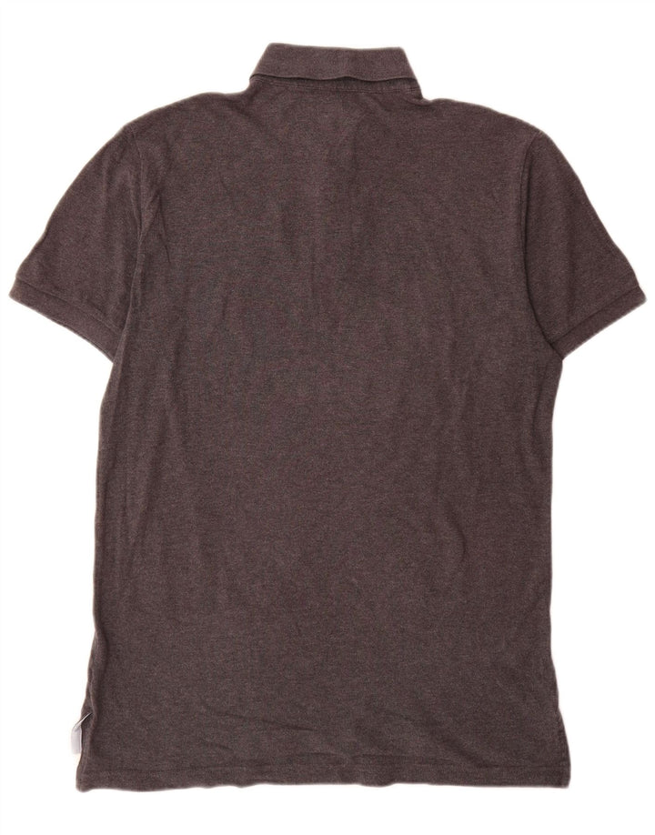 Camisa polo masculina Tommy Hilfiger algodão cinza médio