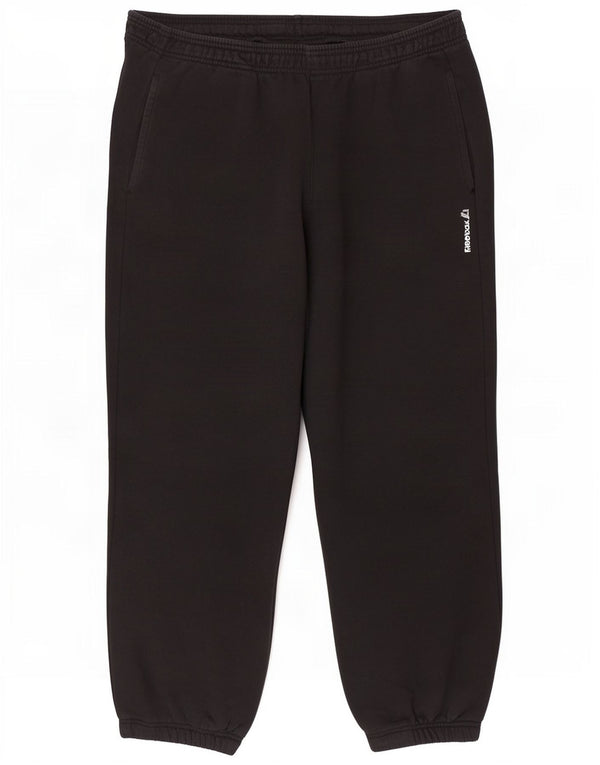 Calças de treino masculinas Reebok Joggers XL algodão preto