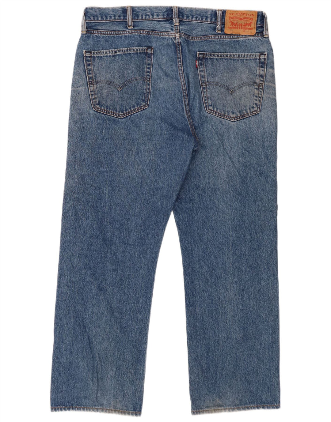 Calça jeans masculina Levi's 751 Straight W36 L29 azul algodão
