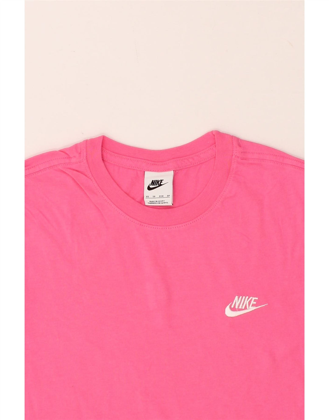 NIKE Womens T-Shirt Top UK 6 XS Pink Vintage Nike and Second-Hand Nike from Messina Hembry 