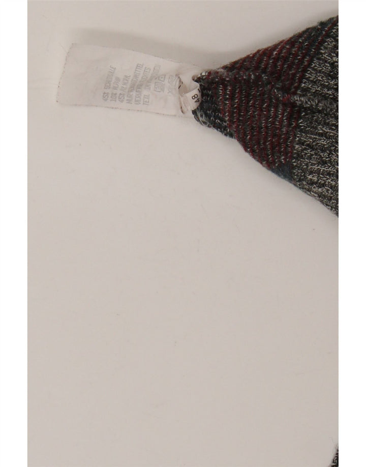 Suéter masculino VINTAGE com gola redonda IT 48 médio multicolorido